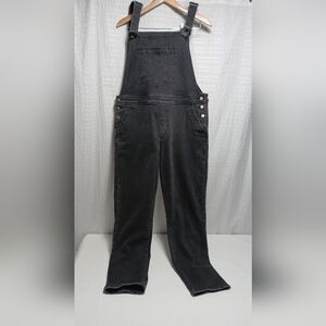 Boden Ladies Denim Black Wash Girlfriend Dungarees/ Overalls. Size 14